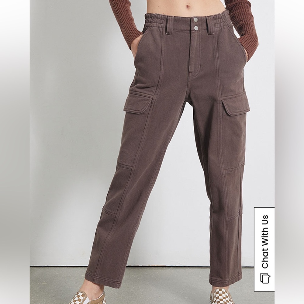 Pacsun Brownie Utility Cargo Pant, elastic waist
